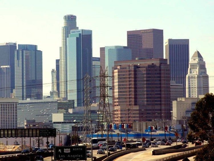 LA city sky