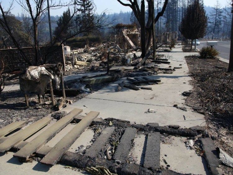 Tubbs rubble