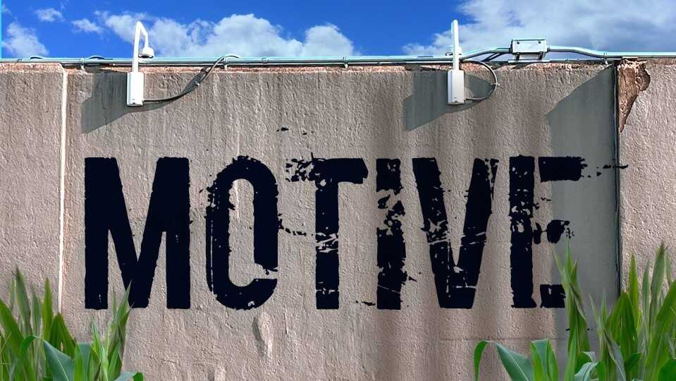 A prison wall.